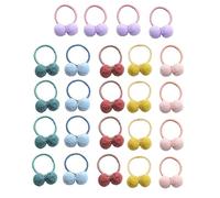 Ipetboom Anneaux Élastiques Pour Cheveux Pompons 24 Pièces Taille Garçon Et Filles Coloré Accessoire Cheveux Pour Filles Usage Quotidien Fêtes