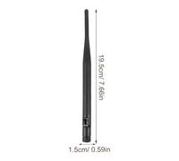 Ipetboom Antenne WiFi 24/58 Ghz Omnidirectionnelle 5 Dbi Connecteur SMA 2 Pièces Compatible Routeur WiFi et Gprs Accessoire Réseau PC Bureau Améliore Signal et Stabilité