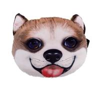 Ipetboom Appui-tête de Voiture Corgi Polyester Doux Coussin de Soutien Ergonomique pour Cou Housse Détachable Lavable Oreiller Décoratif pour Conducteur