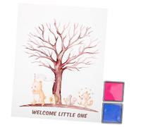 Ipetboom Arbre à pour Gender Reveal Kit Complet avec Poster et Bleu Décoration Anniversaire Souvenir Original pour Fête de de Genre