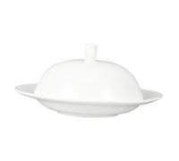 Ipetboom Assiette Céramique avec Couvercle pour Steak et Pâtes Plateau de Service Pratique pour Restaurant Hôtel et Repas Famille