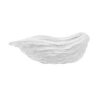 Ipetboom Assiette Céramique Blanche pour Sauce Multifonctionnelle Antidérapante Plat à Huîtres et Condiments pour Maison et Restaurant