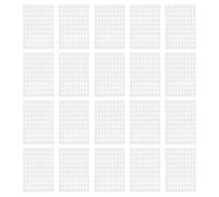 Ipetboom Autocollants pour Ongles à Coller Double Face 20 Feuilles Transparentes Ruban Adhésif Auto-adhésif pour Faux Ongles, Colle pour Strass, Usage Professionnel et Salon de Manucure