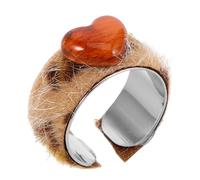 Ipetboom Bague d'amour imprimé léopard bagues vintage pour hommes bague réglable anneau de pouce hommes bagues réglables pour hommes anneaux bague ajustable au doigt alliage