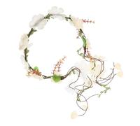 Ipetboom Bandeau À Fleurs Accessoire Pour Fille Accessoire De Coiffure Mariage Floral Pour Femme Bandeaux Décoratifs Guirlande Élastique À LED Couvre-Chef Guirlande Bandeau
