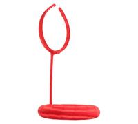 Ipetboom Bandeau auréole Cupidon pour filles - Accessoire de déguisement d'ange pour Halloween - Coiffe cosplay pour enterrement de vie de jeune fille, accessoire photobooth, rouge