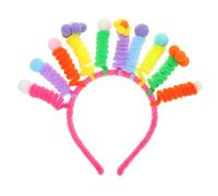 Ipetboom Bandeau Coloré Torsadé à Tête de Monstre Accessoire Cheveux Cartoon Amusant pour Fête Carnaval et Séance Photo Léger et Confortable