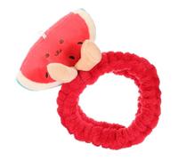 Ipetboom Bandeau de Maquillage Pastèque pour Femmes Soins Peluche Élastique pour Laver Visage et Appliquer Maquillage Accessoire Mode et Pratique