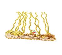 Ipetboom Bandeau Égyptien Serpent Doré à Paillettes Perles Suspendues Accessoire De Costume Égyptien Femme Pour Fête Et Halloween Coiffe Égyptienne Décorative