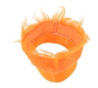 Ipetboom bandeau en accessoire de costume de fête fournitures de fête cosplay halloween perruque de cheveux amusante perruques de troll bandeau de fibre chimique Orange