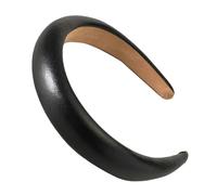 Ipetboom Bandeau Éponge Uni pour Femmes et Filles Serre-tête Simple et Confortable Noir