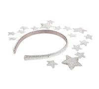 Ipetboom Bandeau Étoile Brillante à Paillettes pour Fête de Noël Accessoire Cheveux Coloré Fait Main pour Mariage et Carnaval Serre-tête Princesse pour Performance et Anniversaire
