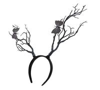 Ipetboom Bandeau Halloween Femme Corne de Cerf Branches Darbre Déguisement Cosplay Accessoire Tête Déguisement Halloween