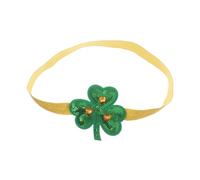 Ipetboom Bandeau Irlandais Vert à Fleurs Avec Couronne De Fleurs Et Paillettes Pour Femmes Et Filles Pour Saint-patrick