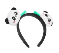Ipetboom Bandeau Panda En Peluche Couvre-Chef Panda Oreilles De Panda Décorations De Fête Prénatale Bandeau Panda Amusant Bandeaux Mignons Pour Filles Bandeaux Animaux Pour Adultes