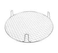 Ipetboom Barbecue Ronde Fil Acier Inoxydable pour Cuisson Vapeur Et Refroidissement Petite Et Portable pour Camping Et Barbecue De Table