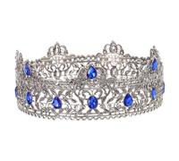 Ipetboom Baroque pour Hommes Diadème Élégant pour Fête Anniversaire Halloween et Cosplay