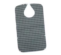 Ipetboom Bavoir Imperméable pour Adultes Grand Format avec Boutons Pression Réglables Protège Vêtements et Lavable pour Personnes Âgées Aux Taches et Facile à Entretenir