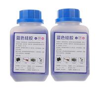 Ipetboom Billes Déshydratantes Rechargeables en Gel de Silice 3-5 Mm 500 G Bleu Indiquant Changement de Couleur, Sachets Déshydratants pour Filament 3d et Composants Électroniques,