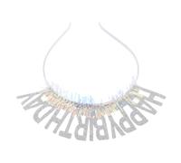 Ipetboom Birthday Headband Happy Birthday Accessoire De Fête Et Couronne De Fête Ajustable Décoration Pour Anniversaire Élégant Et Confortable