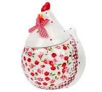 Ipetboom Bocal en Forme De Poule en CéRamique pour Rangement Cuisine Et Bijoux DéCoration Maison IntéRieur Ornement De PâQues Pratique Et ÉLéGant