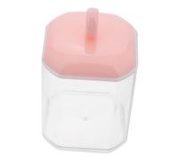 Ipetboom Boîte à Cotons-tiges Et Pot à Allumettes 1 Petit Taille avec Couvercle Protection Poussière Humidité pour Rangement Salle De Bain Accessoires Maquillage