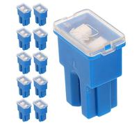 Ipetboom Boîte à Fusibles Automobile Grand Modèle 12 Pièces Kit de Fusibles Standard 20A pour Camion Camping-Car et Bateau Remplacement Auto Gestion Circuits Électriques Sécurisée