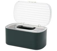 Ipetboom Boîte à Mouchoirs Design avec Joint Étanchéité à Ressort Intégré Boîte de Rangement Poussière pour Serviettes Papier et Masques Pratique pour Bureau et Maison Couleur Vert Foncé