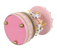 Ipetboom Boîte à Musique Carrousel Rotative à Remontoir Rose en Bois Mélodie « Château Le Ciel » Décoration de Noël et Présent Souvenir pour Filles et Femmes Objet de Collection