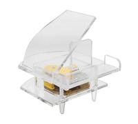 Ipetboom Boîte à Musique en Verre Transparente de Piano Décoration de Table Musicale Instrument D’Intérieur pour Fêtes et Bureau Ornement Décoratif Élégant et Mélodies Classiques