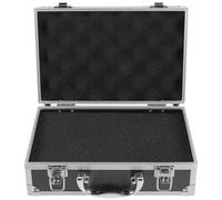 Ipetboom Boîte à Outils Multifonctionnelle Portable en Alliage D’Aluminium Petite Mallette Noire 255 X 165 X 95 CM Mousse Intérieure Poignée Métallique Organisateur pour Bricolage et