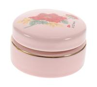 Ipetboom Boîte Cosmétique Céramique Vintage Rose pour à et Crème Mini Pot Étanche et Décoratif pour Voyage