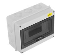 Ipetboom Boîte de Jonction Électrique Étanche pour Extérieur Couvercle Transparent Capacité avec Prises et Interrupteurs et Portable pour Plein Air