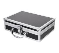 Ipetboom Boîte de Rangement Aluminium Portable avec Coque Rigide Valise Multifonction pour Outils et Instruments Organisateur Compact avec Poignée Ergonomique Protection Robuste pour
