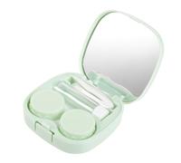 Ipetboom Boîte de Rangement Lentilles de Contact Compacte Plastique Résistant Étui Portable Petit Format pour Lentilles Souples Protection Poussière Pratique pour Voyage et Usage Quotidien