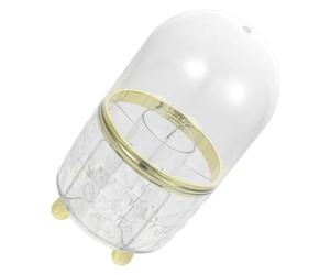 Ipetboom Boîte De Rangement Pour Pinceaux De Maquillage Couvercle Clés Organiseur De Maquillage De Comptoir Organisateurs Anti-Poussière Supports D'Organisateur Rotatifs