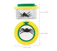 Ipetboom Boîte Loupe Insecte Garçon Fille Observation Facile avec Loupe Agrandissante Conteneur Transparent pour Explorer la Vie des Insectes et Stimuler la Curiosité des Garçon Fille
