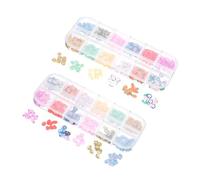 Ipetboom Boîtes De Décorations De Manucure De Pâques Éléments De Nail Art Avec Lapins Et Colorés Pour Salon De Beauté Et