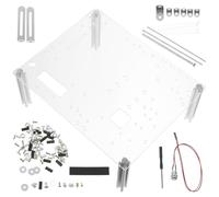 Ipetboom Boîtier PC Ouvert en Alliage d'aluminium et Acrylique Cadre Nu à Assembler, châssis Ouvert Robuste pour Test de Composants et Maintenance Facile