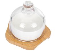 Ipetboom Bol à Salade Céramique avec Couvercle et Plateau de Ramequins pour Desserts et Snacks pour Buffets et Repas Famille