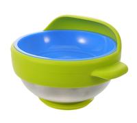 Ipetboom Bol de repas adaptatif avec ventouse en silicone, aide à l'apprentissage pour personnes handicapées, stable et anti-déversement, pour personnes âgées ou ayant une faible force de