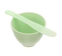 Ipetboom Bol Mélangeur Beauté Et Bâtonnet Large, Bol Silicone Souple Vert, Kit 2 Pièces, Pour Soins Du Visage Maison, Préparation Masque Facial Diy, Accessoires Salon Esthétique
