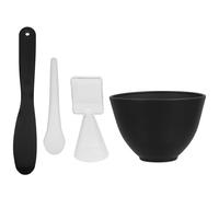 Ipetboom Bol Mélangeur Silicone Pour Masques Faciaux Avec Cuillère Doseuse Applicatrice Bol à Masque Pour Diy Homemade