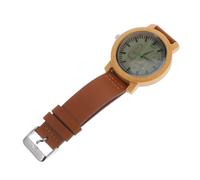 Ipetboom Bonjour Quartz Mode Poignet Bracelet De Montre Vert Montres Analogique Hommes Montre Homme Montre en Bois Wristwatch Watch Man Montre-Bracelet pour Homme à La Main