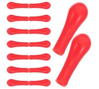 Ipetboom Bouchons de Pipettes en Latex Rouge, Lot de 120 Pièces, Capuchons Compatibles Compte-gouttes et Poires de Transfert de Liquide, Résistants aux Produits Chimiques, Accessoires