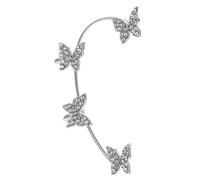 Ipetboom Boucle Oreille Clip Sans Piercing Élégante Zircon pour Femme Clip Cartilage Oreille Droite Accessoire Charme Quotidien et Cérémonie