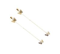 Ipetboom Boucles D'oreilles Anti-perte, Support Pour Écouteurs Sans Fil, Métal Allié, Légères Et Élégantes, Femme, Bureau Et Sport, Paire Unique Double