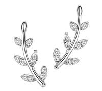 Ipetboom Boucles D'oreilles Feuilles Grimpeuses Femme Style Coréen Alliage Léger Élégantes Usage Quotidien Petite Taille