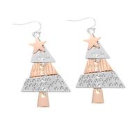 Ipetboom Boucles d'oreilles longues joyeuses nouvelles boucles d'oreilles pour femmes boucle d'oreille bonne année boucles d'oreilles nouvelle année boucles d'oreilles bonne année alliage