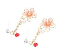 Ipetboom Boucles Oreilles Doubles Forme De Fleur Accessoires Décoratifs Oreilles